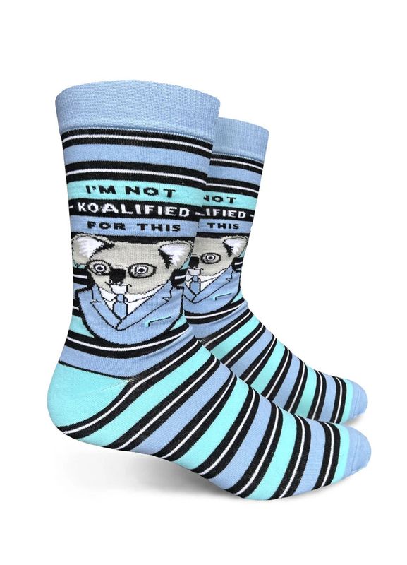 I&#39;m Not Koalified For This Men&#39;s Crew Socks