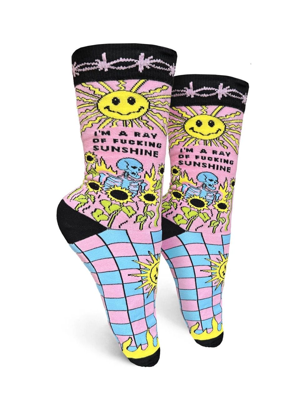 I’m A Ray Of Fucking Sunshine Women&#39;s Crew Socks