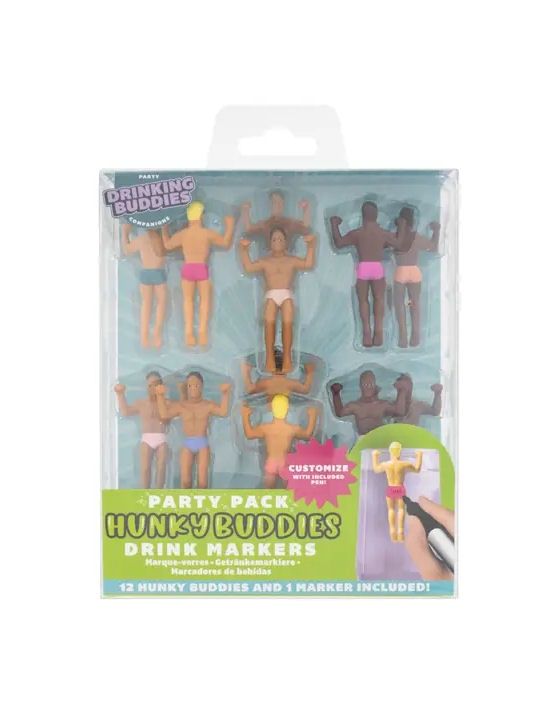 Hunky Buddies Party Pack Drink Markers