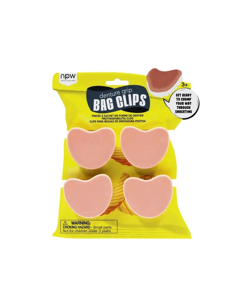 Denture Set Of 4 Bag Clips