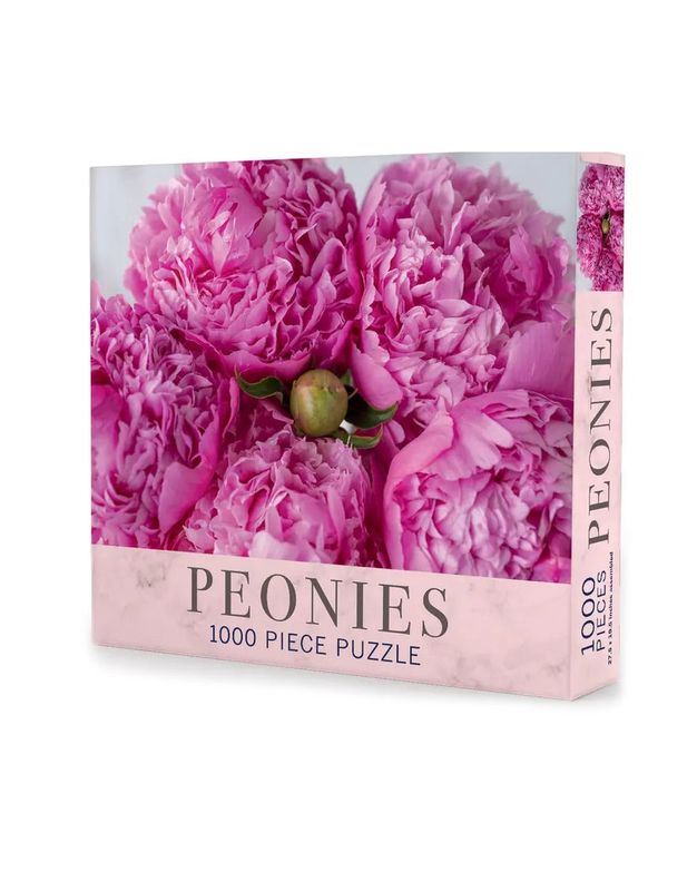 Pink Peonies 1000 Piece Puzzle
