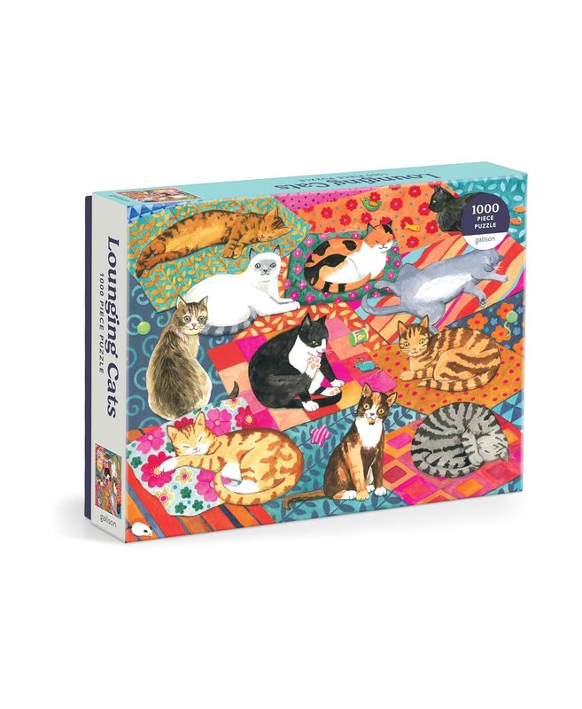 Lounging Cats 1000 Piece Puzzle