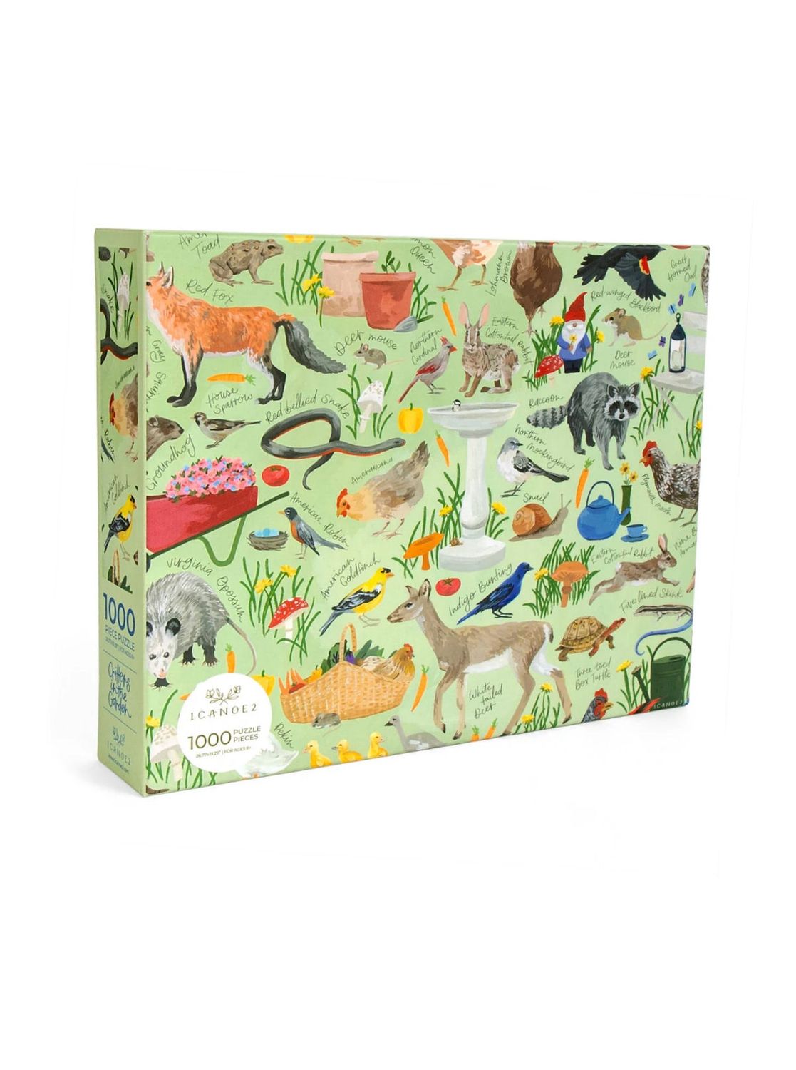 Critters In The Garden 1000 Piece Puzzle