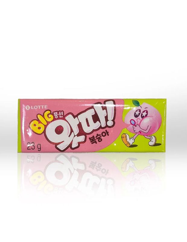 Lotte Watta Peach Big Bubble Gum