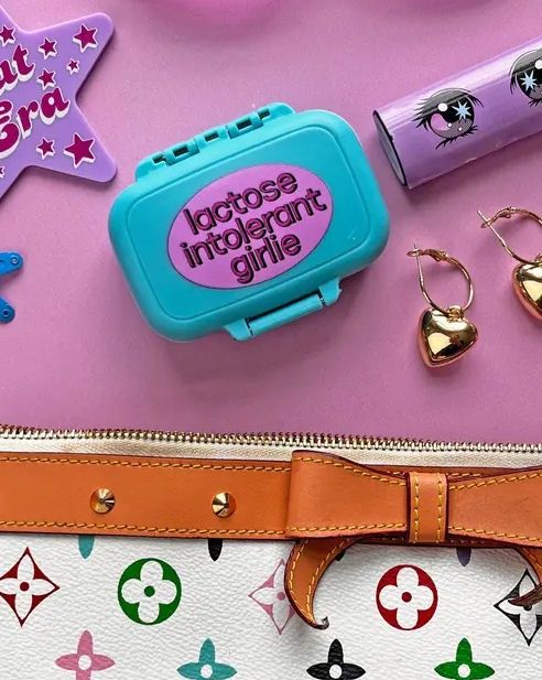 Lactose Intolerant Girlie Pill Case