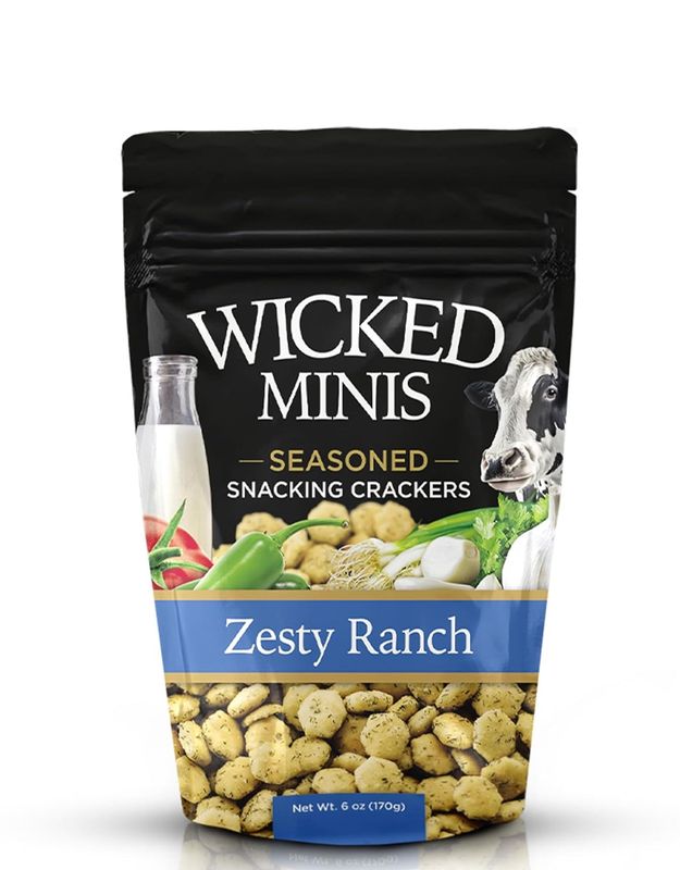 Wicked Minis Zesty Ranch Snacking Crackers
