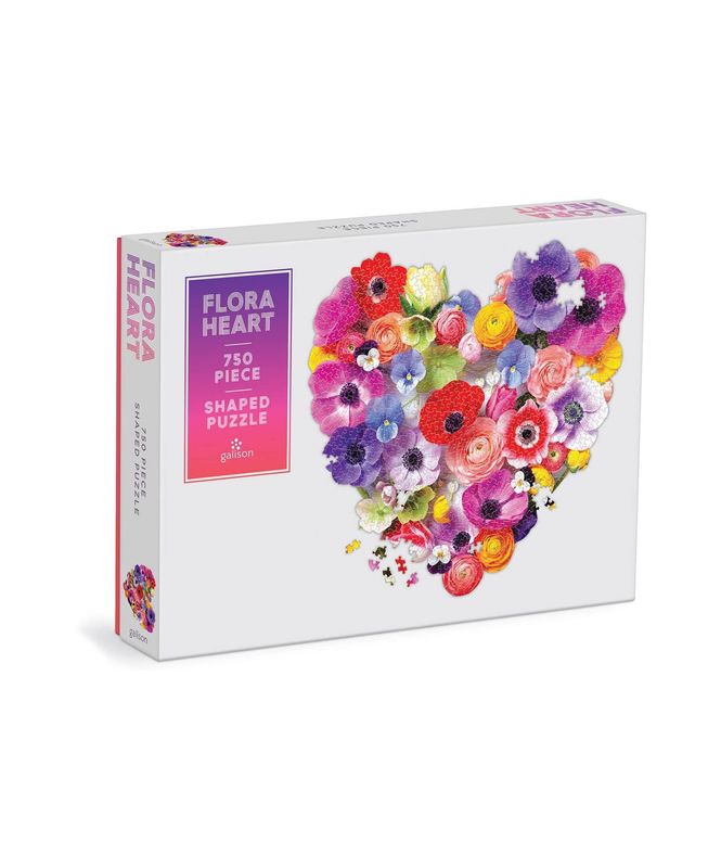 Flora Heart 750 Piece Puzzle