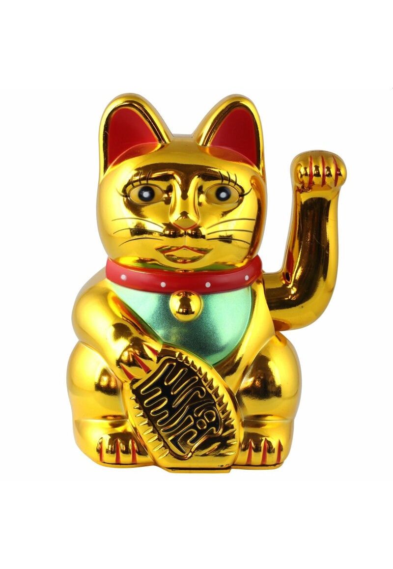 Very Gold Waving Lucky Money Cat