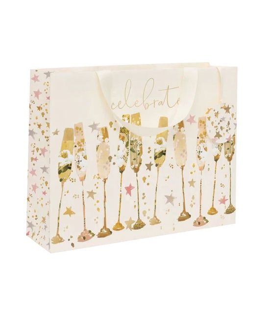 Celebrate Champagne Flutes Gift Bag