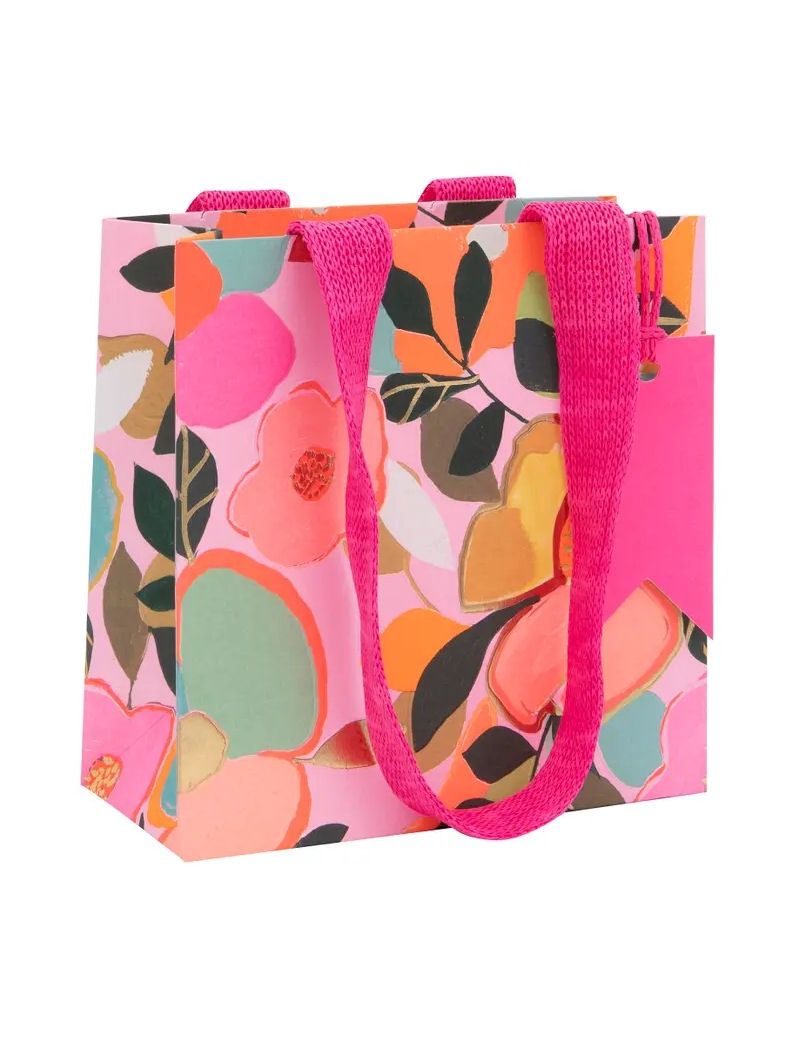 Floral Pink Small Gift Bag