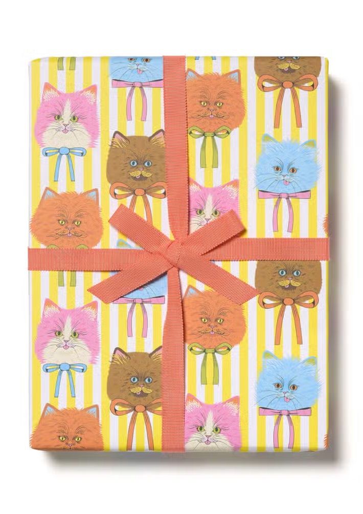 Tres Magnifique Cat Gift Wrapping Paper