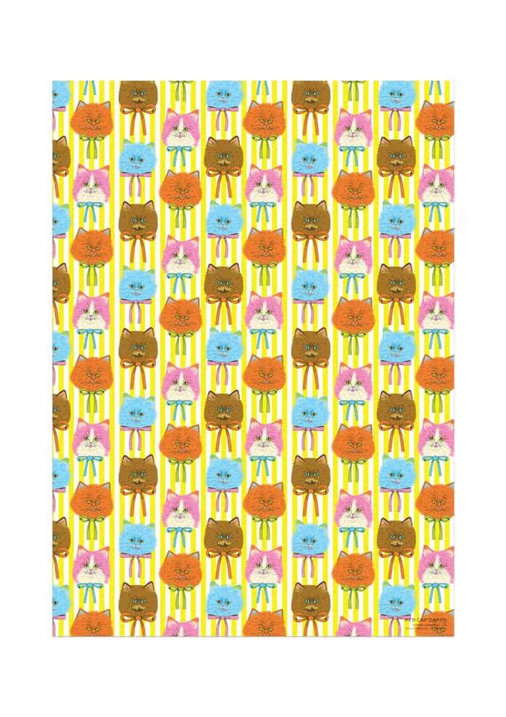 Tres Magnifique Cat Gift Wrapping Paper