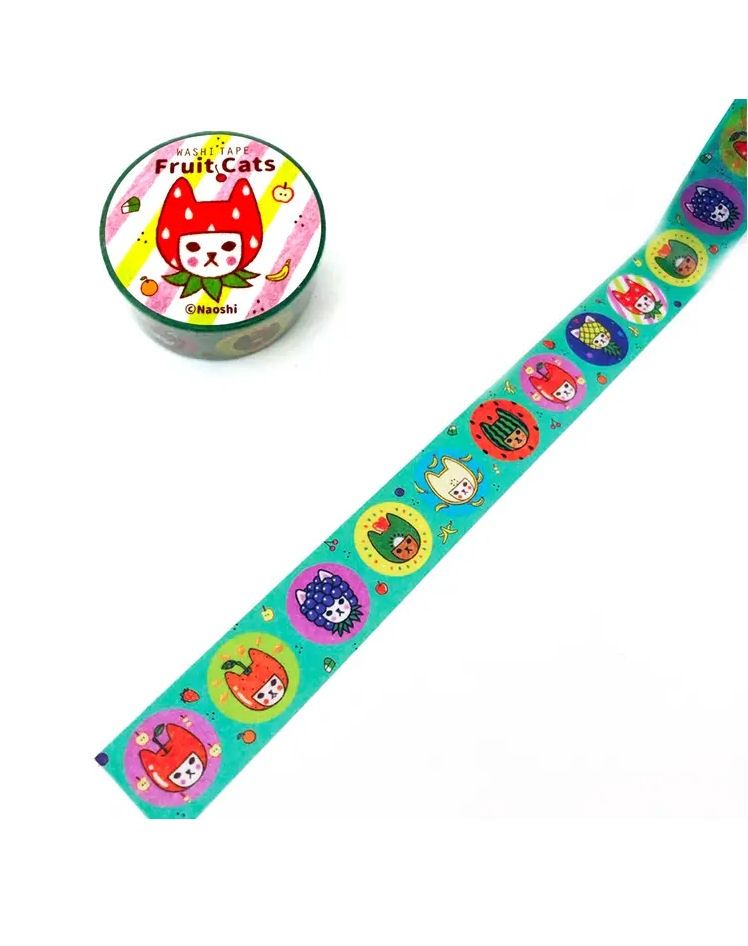 Fruit Cats Washi Tape