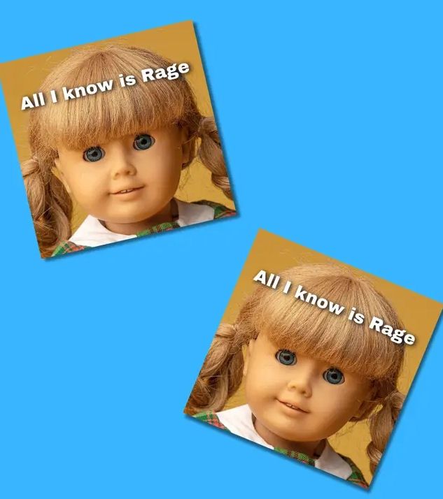 All I Know Is Rage Sticker