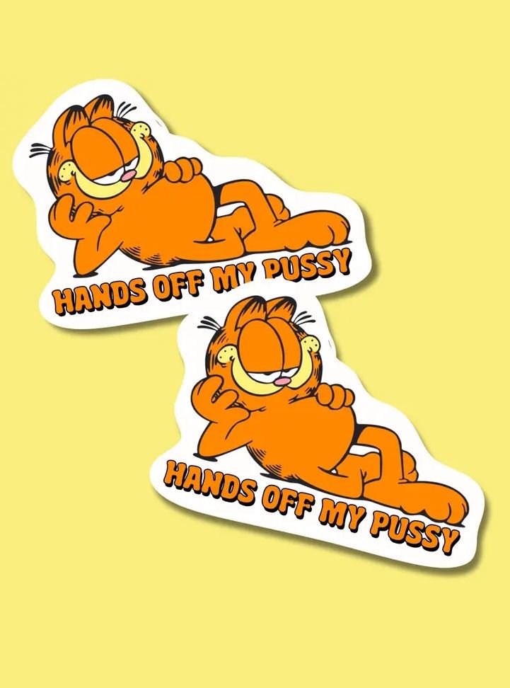 Hands Off My Pussy Sticker