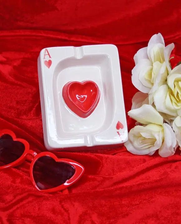 Ace Of Hearts Ashtray