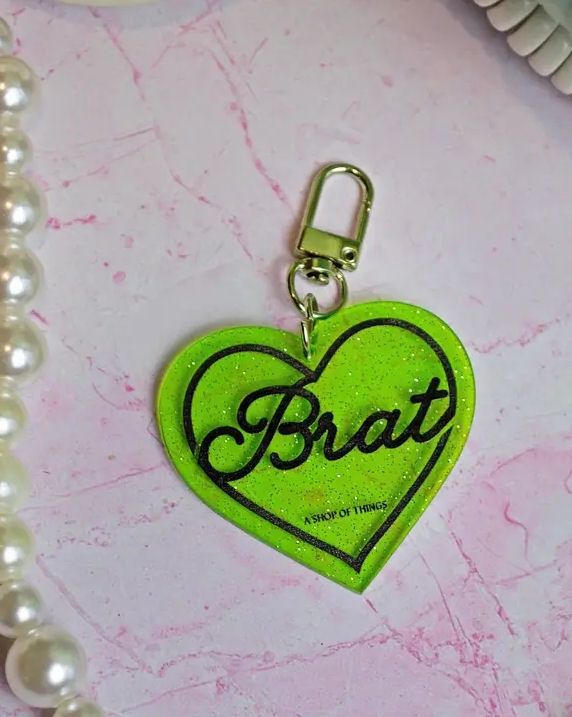 Green Brat Keychain