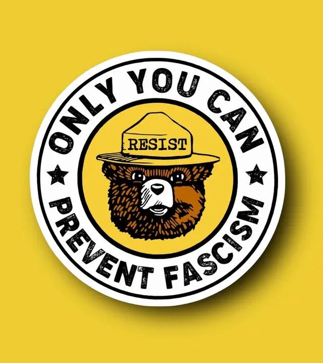 Only You Can Prevent Fascism Sticker