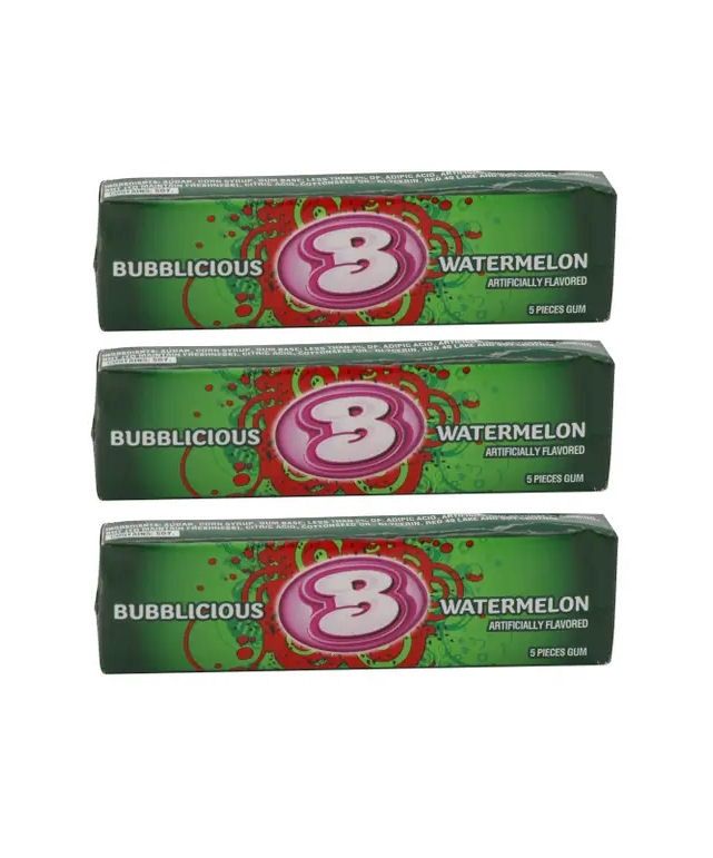Bubbalicious Watermelon Bubble Gum Pack
