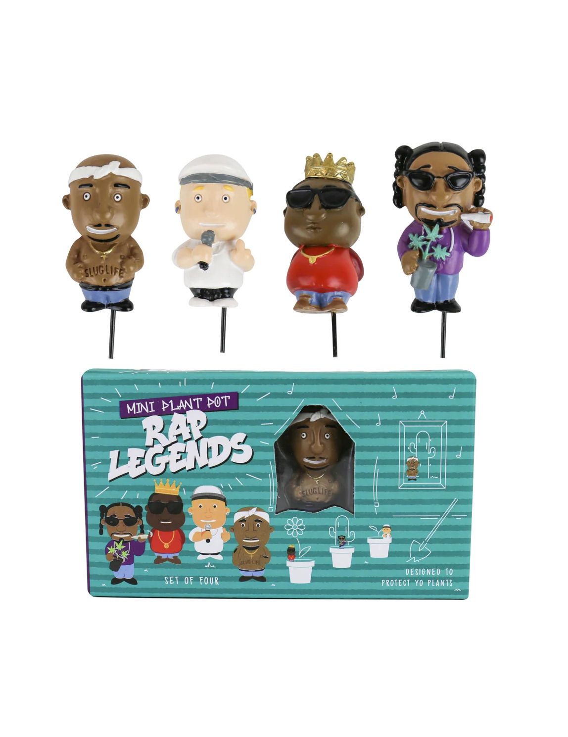 Rap Legends Mini Plant Pot Markers