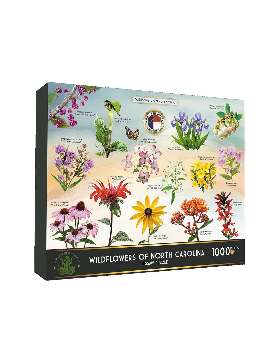 Wildflower Of North Carolina 1000 Piece Puzzle