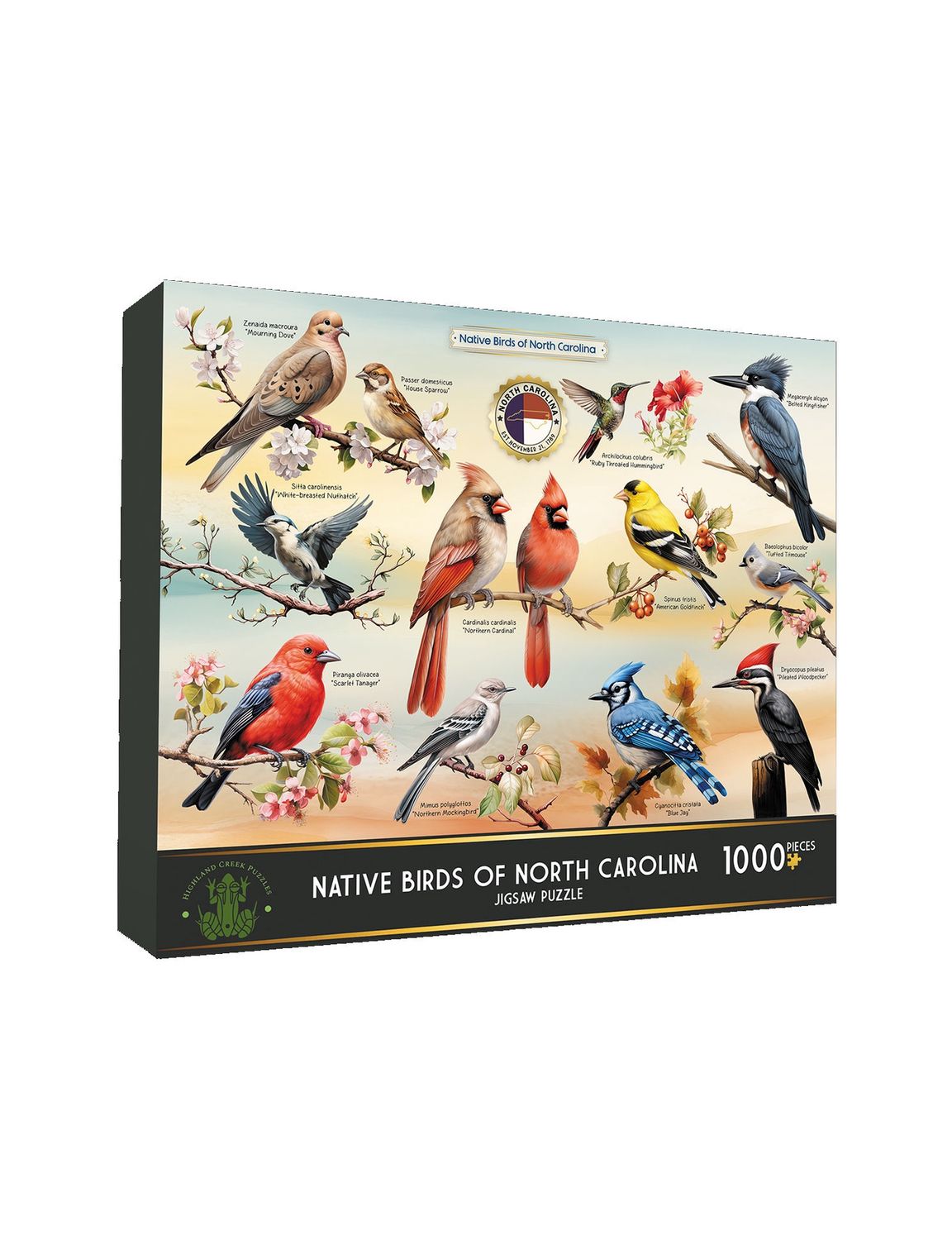 Native Birds Of North Carolina 1000 Piece Puzzle