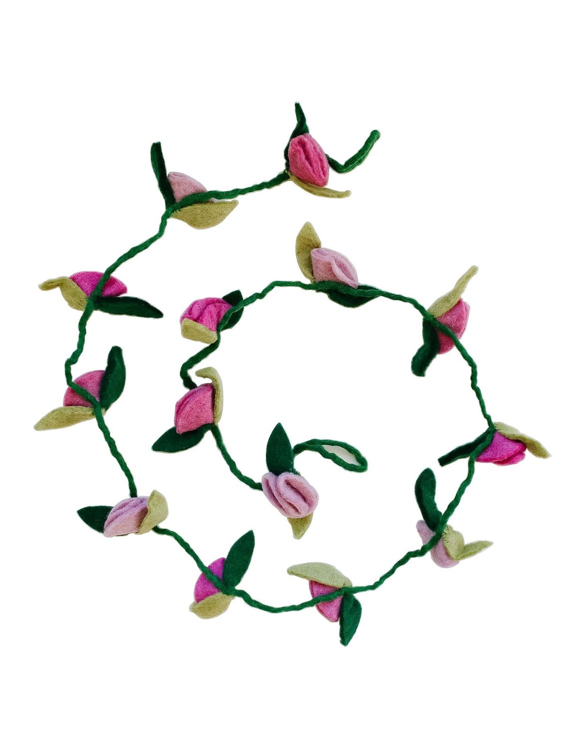 Tulip Felt Garland