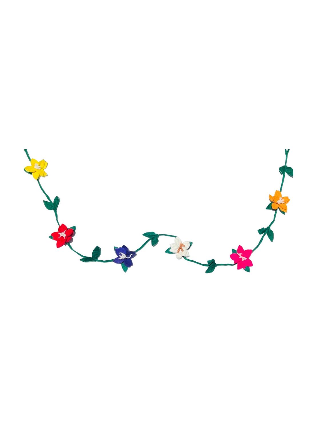 Lotus Flower Multi Felt Garland