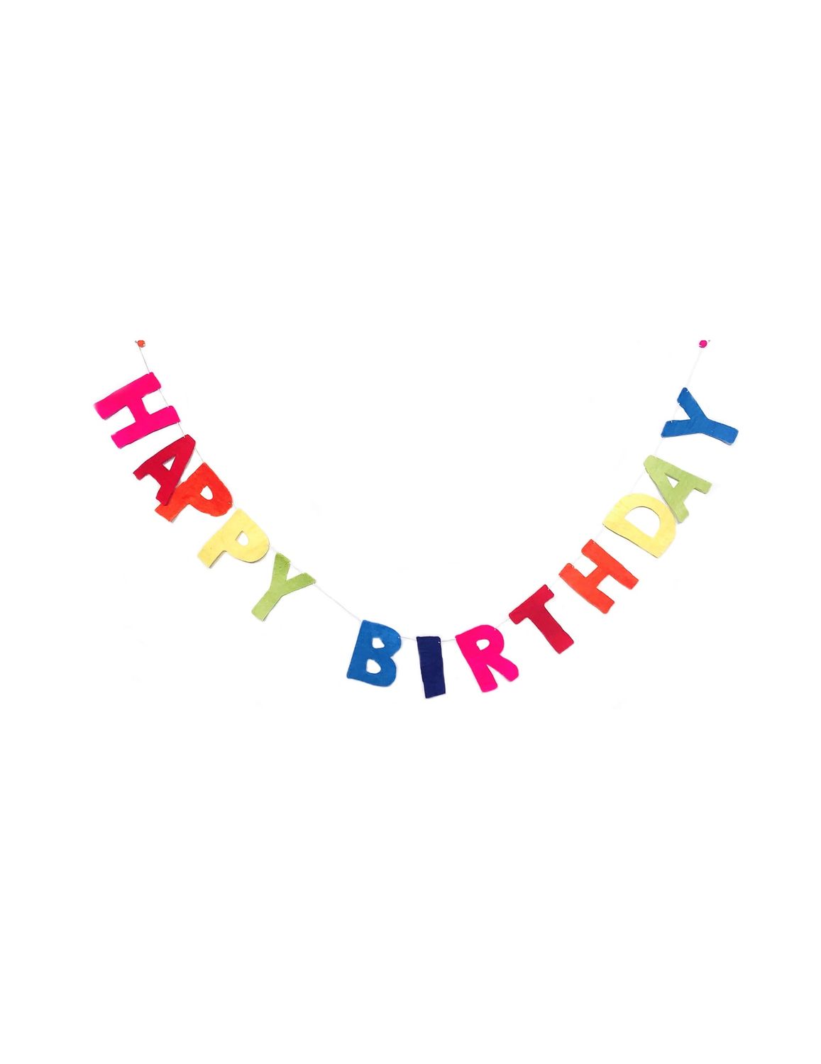 Happy Birthday Felt Garland