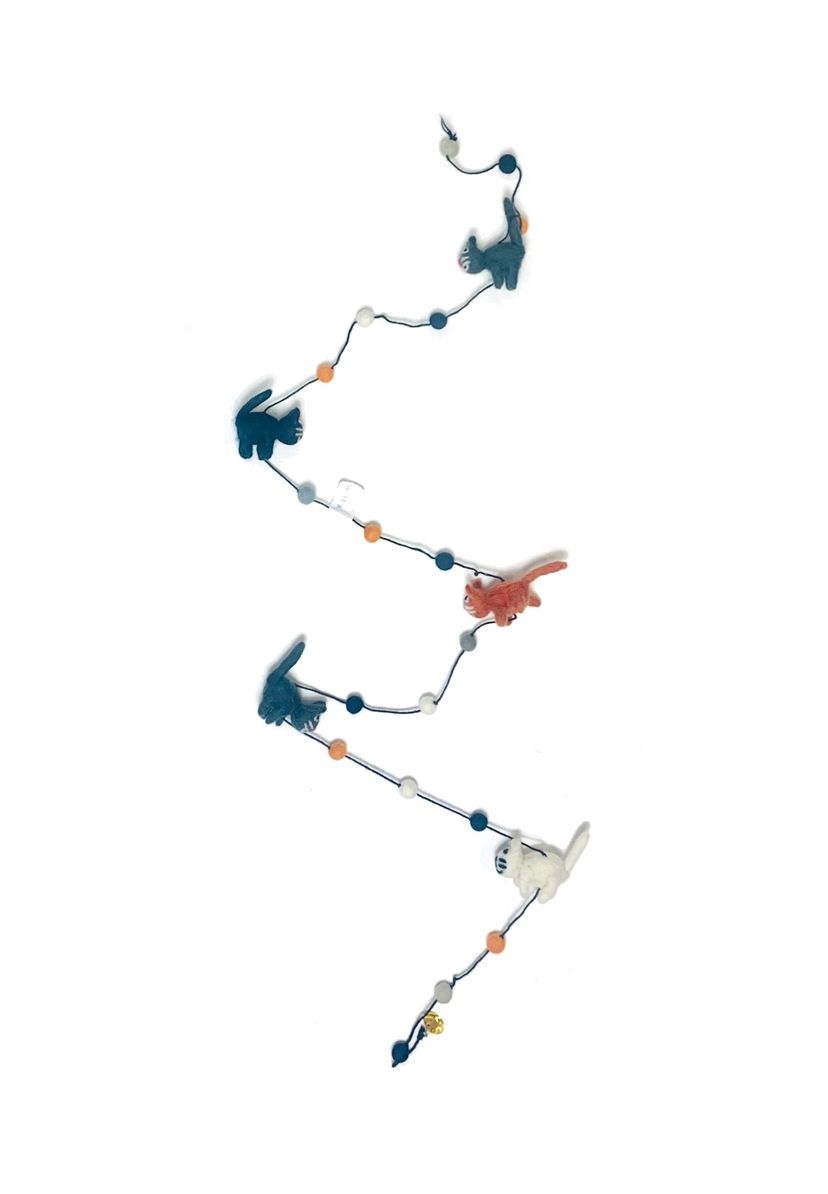 Cat Felt Garland