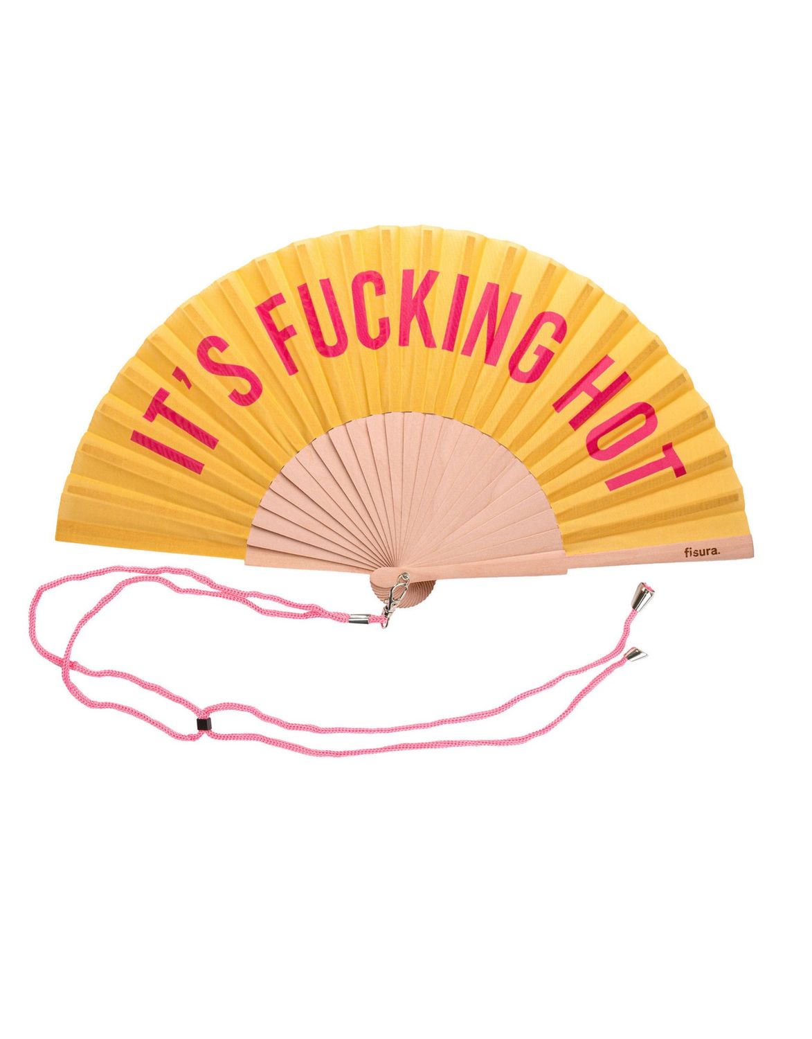 It’s Fucking Hot Yellow Hand Fan