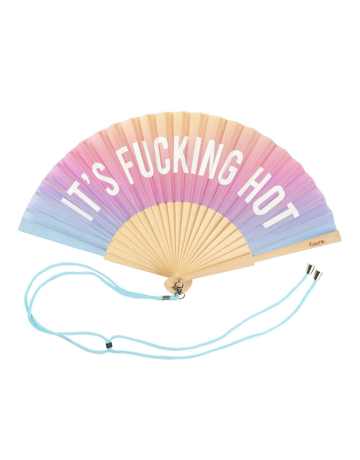 It’s Fucking Hot Pastel Gradient Hand Fan