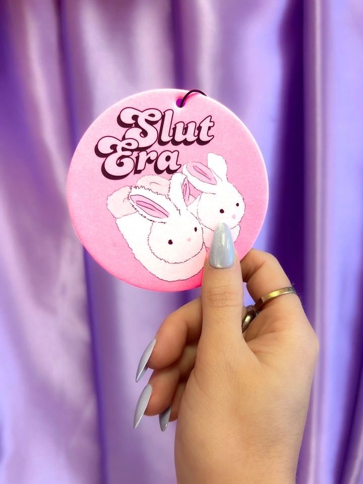 Slut Era Bunny Slippers Air Freshener