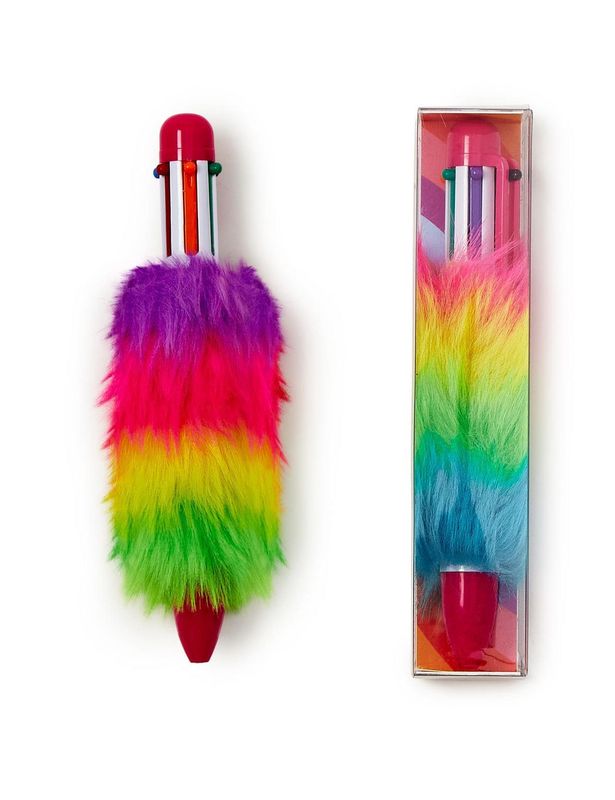 Rainbow Plush Pen