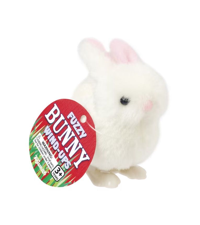 Fuzzy Bunny Wind Up Rabbit Toy