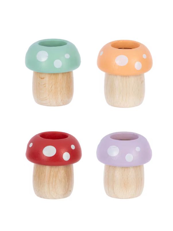 Wooden Mushroom Assorted Kaleidoscope