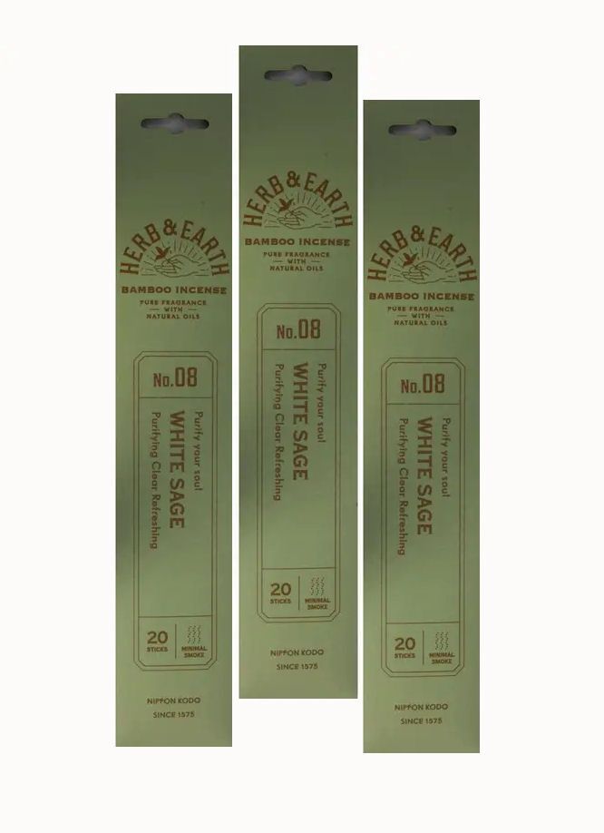 Herb And Earth White Sage Incense 20 Pack