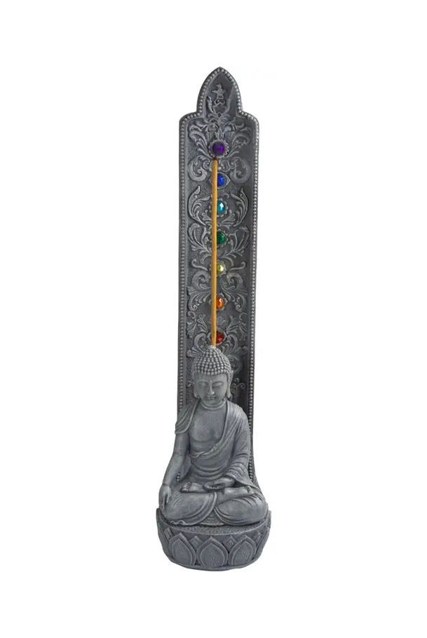 Buddha With Chakra Gems Incense Holder