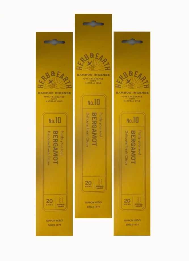 Herb And Earth Bergamot Incense 20 Pack