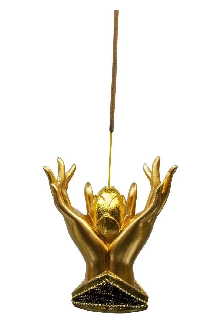 Lotus Mudra Hands Incense Holder