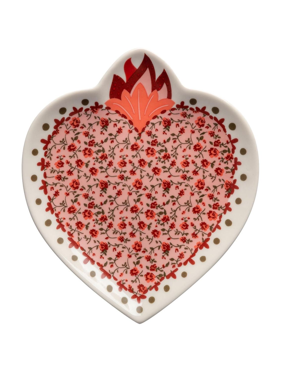 Flaming Heart Trinket Dish