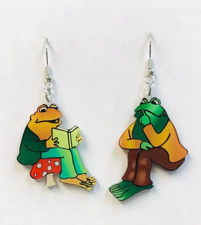 Frog And Toad Friends Earrings