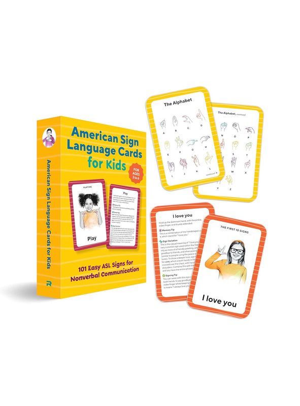 American Sign Language Cards For Kids