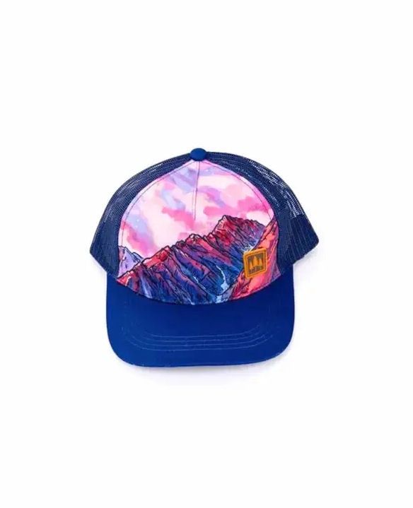 Alpine Glow Illustrated Trucker Hat