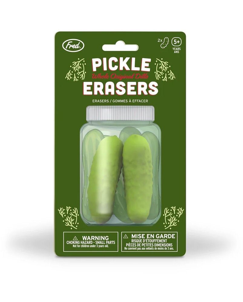 Pickle Erasers