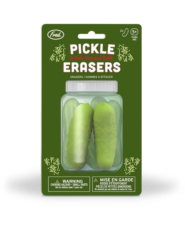 Pickle Erasers