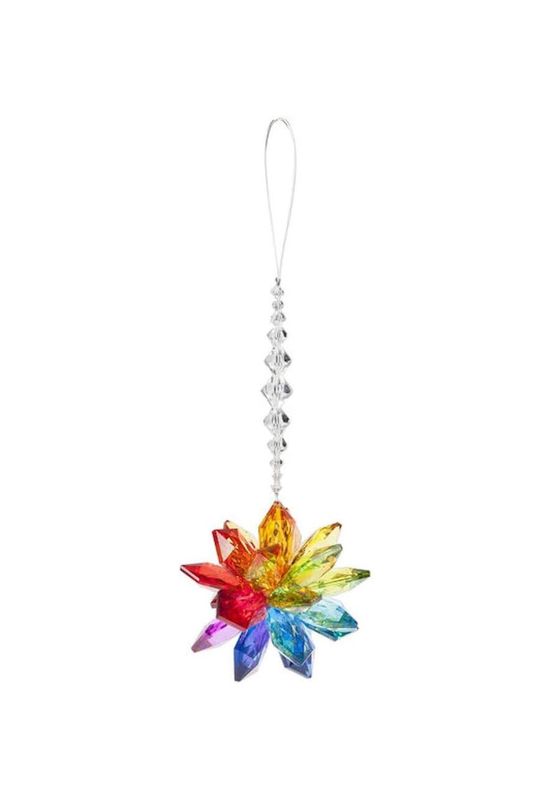 Rainbow Starburst Ornament