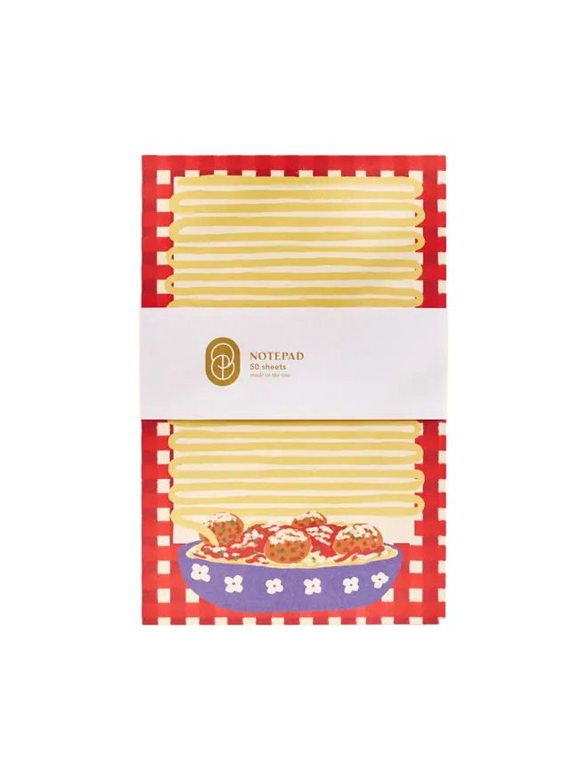 Mama Mia Spaghetti And Meatballs Notepad
