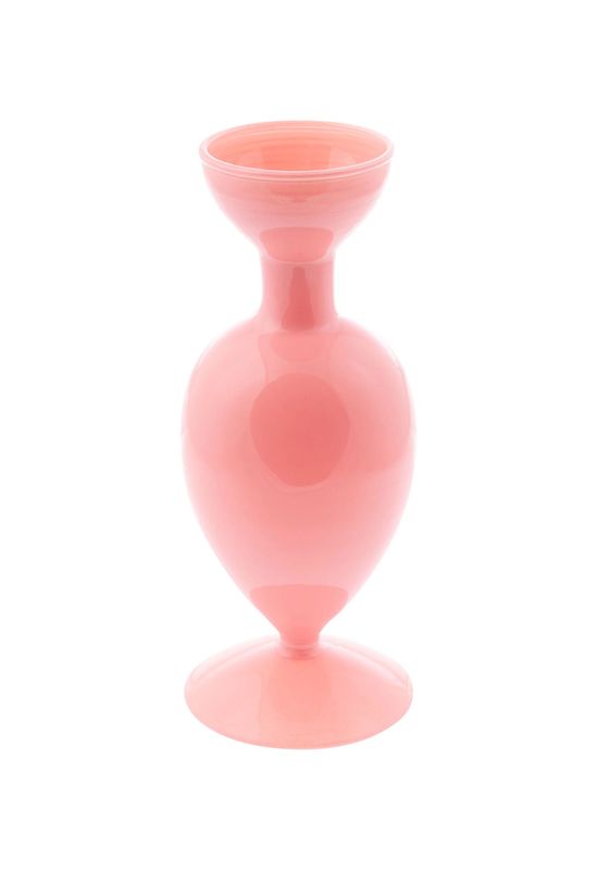 Pink Deco Glass Vase
