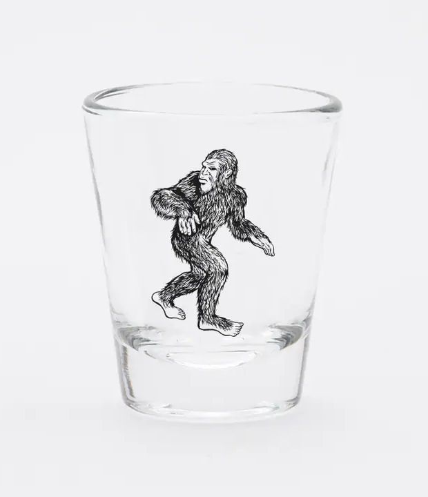 Bigfoot Sasquatch Shot Glass